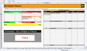 Haushaltsbuch XLS in Excel: automatische Summenbildung, automatische “Vollkosten”-Planung, Kostentransparenz, Einnahmen/Ausgaben auf einen Klick im Überblick.